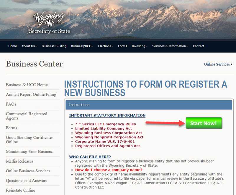 Um guia detalhado para iniciar uma LLC em Wyoming e o custo
