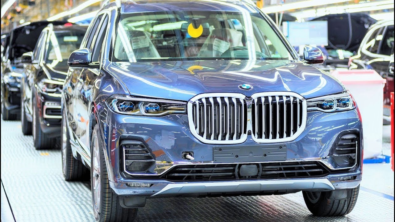 BMW X7 CAR FACTORY EUA - Linha de produção BMW 2022