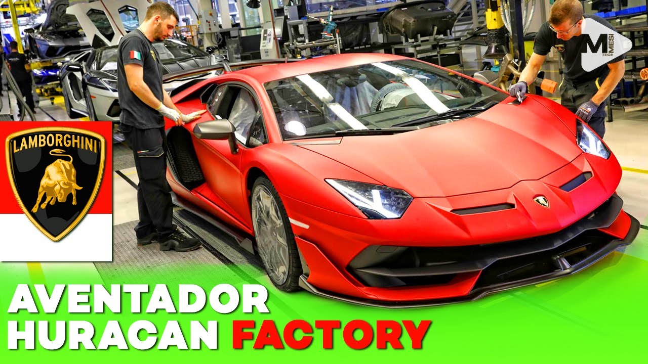 Fábrica Lamborghini - Linha de Montagem Aventador & Huracan - Processo Produtivo |  Mega Fábricas