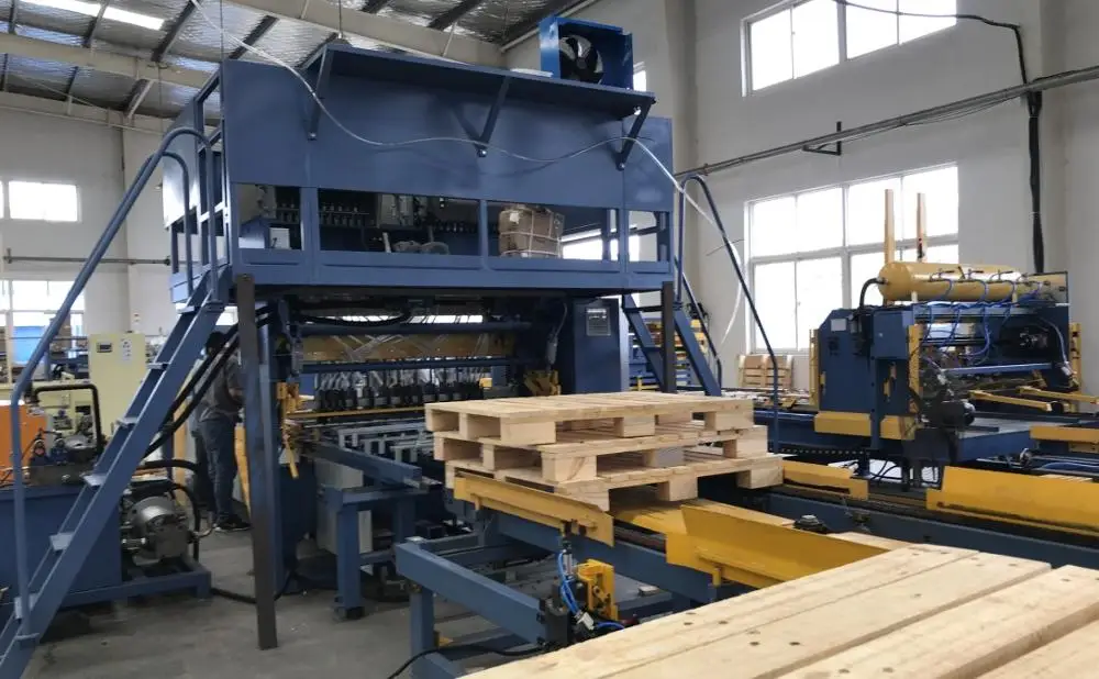 Linha de produção automática de paletes de madeira SF1000-2