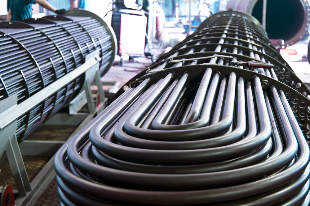Linha de produção de placas de alumínio de trocador de calor de fluxo cruzado