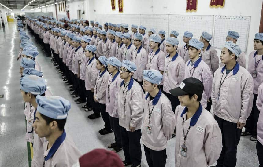 Por dentro da fábrica de iPhones da Apple na China