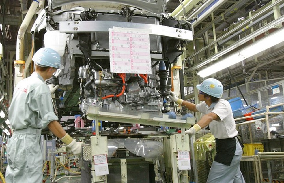 Produção Toyota no Japão